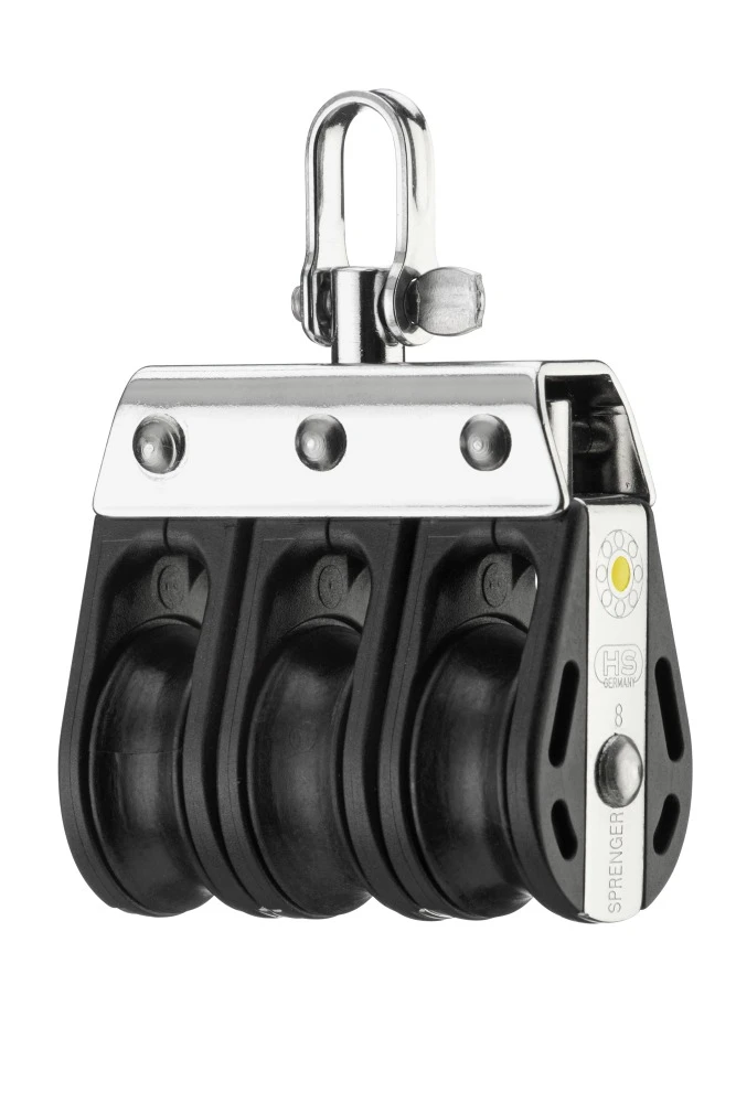 Sprenger S-Block 3 Rollen Wirbel Gleitlager 8 Mm 3 Sprenger S-Block 3 Rollen Wirbel Gleitlager 8 Mm