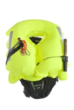 Spinlock Deckvest Lite 170 N Black -Boot Welt 12390 DE liteinflatedbladderfront