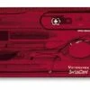 Victorinox Swiss Card Classic Rot Transparent -Boot Welt 3067 DE 0 7100 T