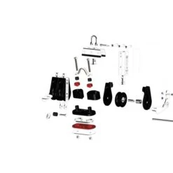 Sprenger S-Block Großschotblock Nadellager 10 Mm - 3 Rollen, Hundsfott, Schotklemme, Wirbel -Boot Welt 3567149100explo0122