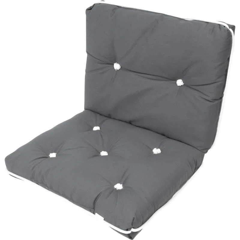 Kapok Kissen Sitzkissen Doppelt Anthrazit 3 Kapok Kissen Sitzkissen Doppelt Anthrazit