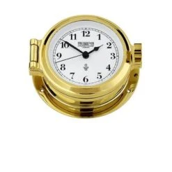 Wempe Bullaugenuhr Arab. Serie Nautik Messing