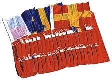 Lindemann Signalflaggen Set Größe 20x30 Cm