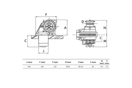 Lofrans Ankerwinde Kobra 12V 1000W 10mm Kette 4 Lofrans Ankerwinde Kobra 12V 1000W 10mm Kette – Bild 2