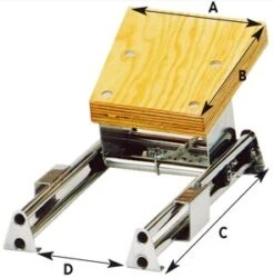 Allpa Schlitten-Außenborder-Halterung Aus Niro