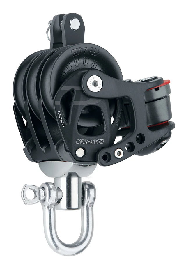 Harken Element Block 45 Mm Dreifach Mit Klemme Und Hundsfott 3 Harken Element Block 45 Mm Dreifach Mit Klemme Und Hundsfott