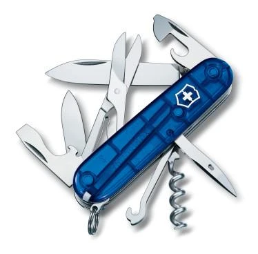 Victorinox Taschenmesser Climber Blau Transparent 3 Victorinox Taschenmesser Climber Blau Transparent