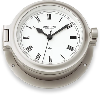 Wempe Cup Nickel Bullaugenuhr Röm. 3 Wempe Cup Nickel Bullaugenuhr Röm.