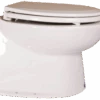 Jabsco Elektrische Yachttoilette Deluxe Flush 17" 24 Volt Seewasserspülung Gerade Rückwand -Boot Welt DeluxeFlush 3