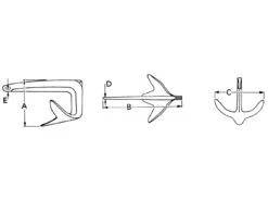 Talamex M-Anker Verzinkt 5kg