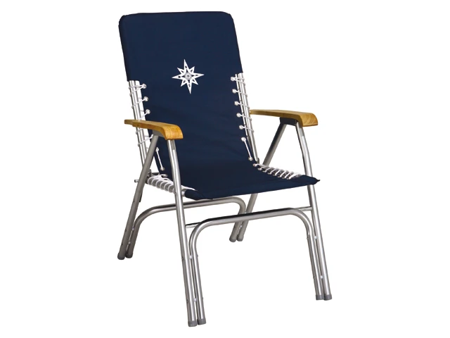 Talamex Deckstuhl "Deluxe" Blau 3 Talamex Deckstuhl "Deluxe" Blau