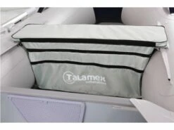 Talamex Sitz-Tasche Mit Kissen Grau 105x20cm