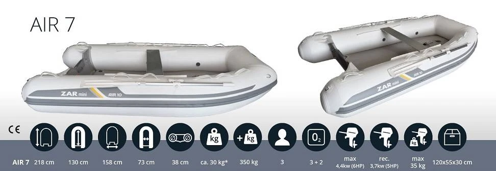 ZAR Mini AIR 7 Schlauchboot 9 ZAR Mini AIR 7 Schlauchboot – Bild 7