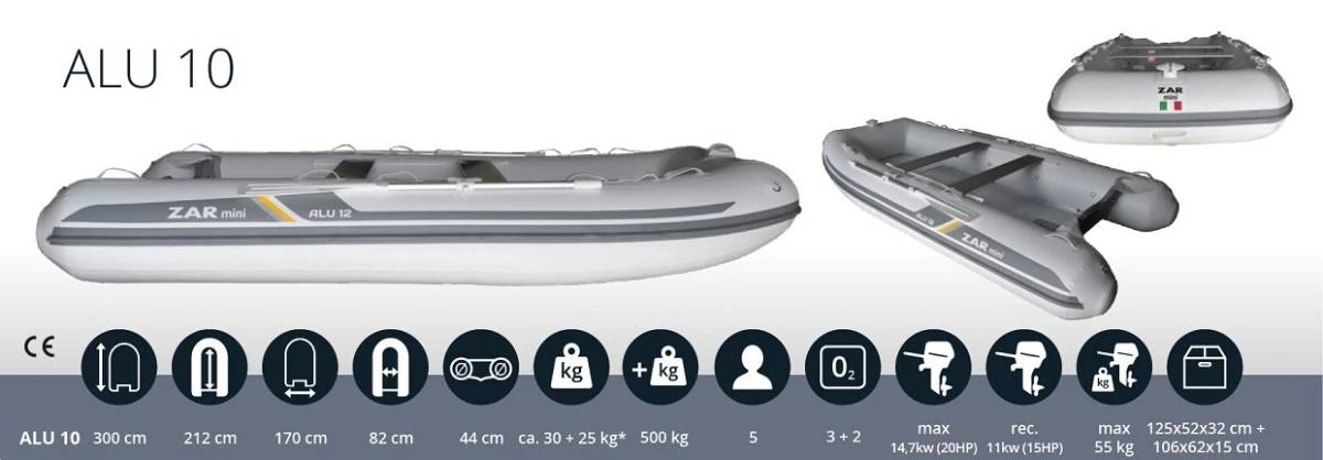 ZAR Mini ALU 10 Schlauchboot 10 ZAR Mini ALU 10 Schlauchboot – Bild 8