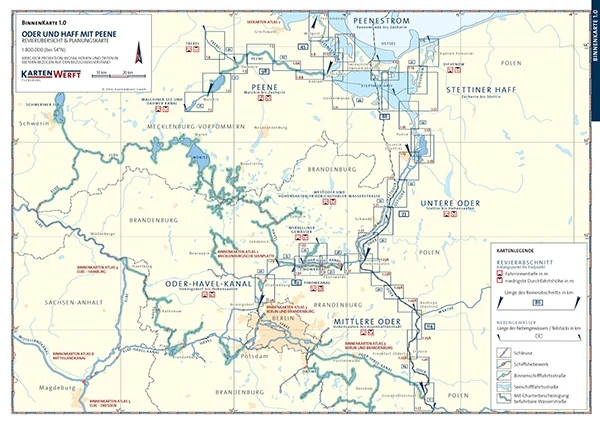 Kartenwerft BINNENKARTEN ATLAS 1 Oder Und Haff Mit Peene 6 Kartenwerft BINNENKARTEN ATLAS 1 Oder Und Haff Mit Peene – Bild 4