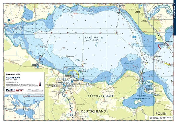 Kartenwerft BINNENKARTEN ATLAS 1 Oder Und Haff Mit Peene 7 Kartenwerft BINNENKARTEN ATLAS 1 Oder Und Haff Mit Peene – Bild 5