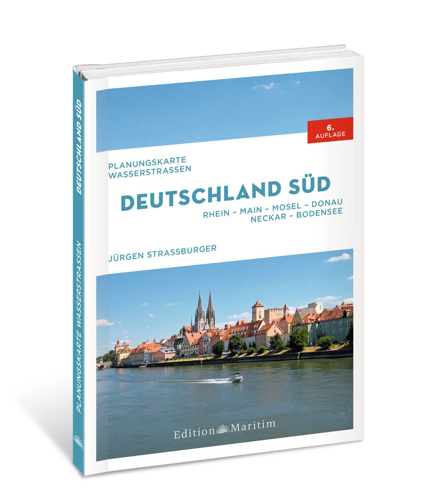 Delius Klasing Planungskarte Wasserstraßen Deutschland Süd 3 Delius Klasing Planungskarte Wasserstraßen Deutschland Süd