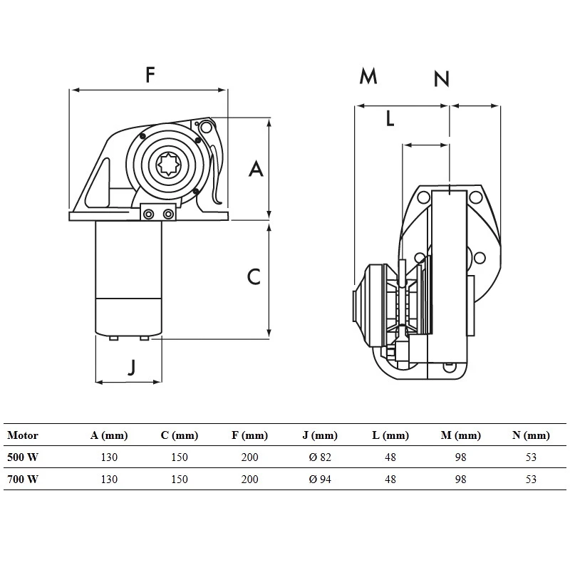 Lofrans Ankerwinde Dorado 12V 500W 6mm Kette 4 Lofrans Ankerwinde Dorado 12V 500W 6mm Kette – Bild 2