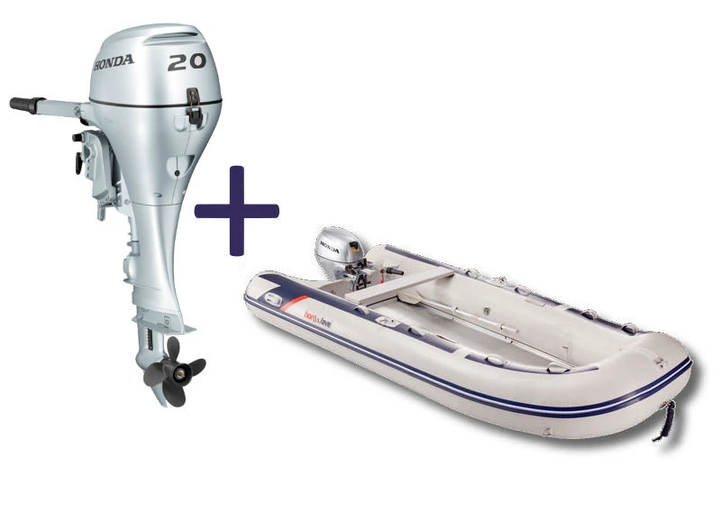 Honda Honwave T 40 AE3 + Honda BF 20 SHU 3 Honda Honwave T 40 AE3 + Honda BF 20 SHU