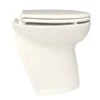 Jabsco Elektrische Yachttoilette Deluxe Flush 17" 12 Volt Frischwasserspülung Schräge Rückwand