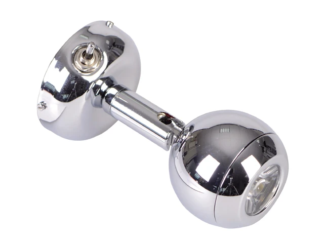 Talamex LED Leselampe Chrom Rund 3 Talamex LED Leselampe Chrom Rund