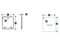 Lewmar Medium Profile Luke Größe 44 513 X 513 Mm -Boot Welt lewmar medium profile luke groesse 60 578 x 578 mm 02 4