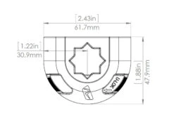 Railblaza Sideport Weiß -Boot Welt railblaza sideport schwarz 01