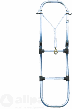 Allpa Aluminium Badeleiter 3 Stufen