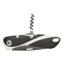Wichard AQUATERRA Messer Mit Glatter Klinge Und Korkenzieher Schwarz