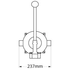 Whale Bilgesysteme - Handlenzpumpen - Gusher Titan Boden & Wandmontage -Boot Welt whbp4402 i2